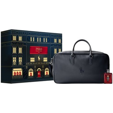 Ralph Lauren Polo Red Parfum Bear/Duffle Set