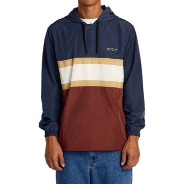 RVCA Men's Meyer II Packable Nylon Colorblock Anorak Jacket