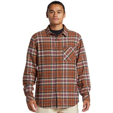 Quiksilver Men's Ridgebury Long Sleeve Plaid Flannel Shirt