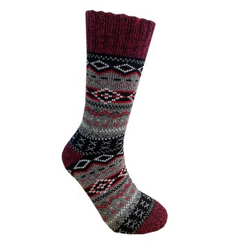 Legale Men's Nordic Pattern Cabin Slipper Socks