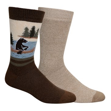 Columbia Men's Into The Woods Thermal Crew Sock 2-Pack