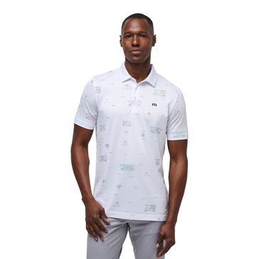 Travis Mathew Men's Tiki Mapes Print Polo