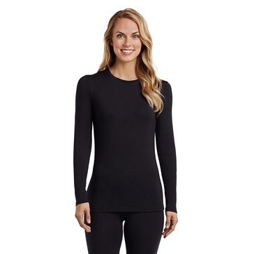 Cuddl Duds Women's Softwear With Stretch Long Sleeve Crew