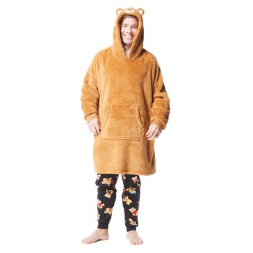 Sleepy Nites Family Adult Hooded Bear Pullover Lounger