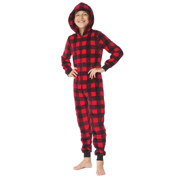 Sleepy Nites Family Kids' Plaid Onesie