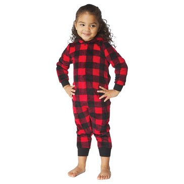 Sleepy Nites Family Toddler Plaid Onesie