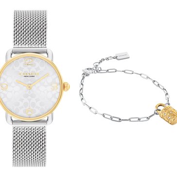 Coach Women's Elliot Bracelet and Watch Set