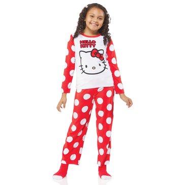 Hello Kitty Big Girls' Sleep Set with Socks 2-Piece 