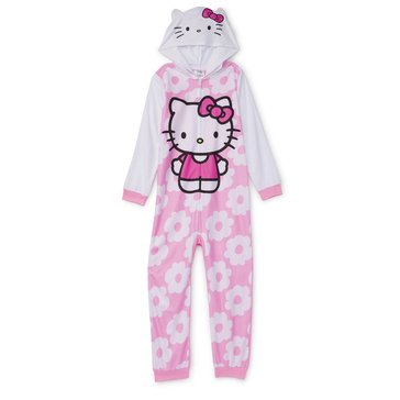 Hello Kitty Big Girls' 1-Piece Sleep Suit