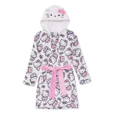 Hello Kitty Girls' Hooded Robe