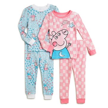 Peppa Pig Toddler Girls'  Sleep Set 4-Piece 