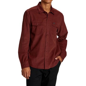 RVCA Men's Freeman Cord Long Sleeve Shirt