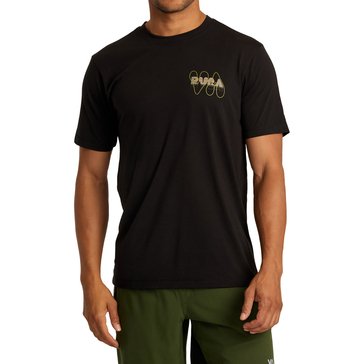 RVCA Sport Men's Bubble Print Screen Tee