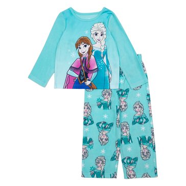 Disney Big Girls' Frozen 2-Piece Fleece Pajama Set