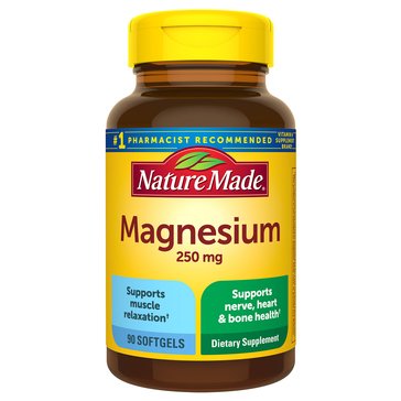 Nature Made Magnesium 250mg Softgels, 90-count