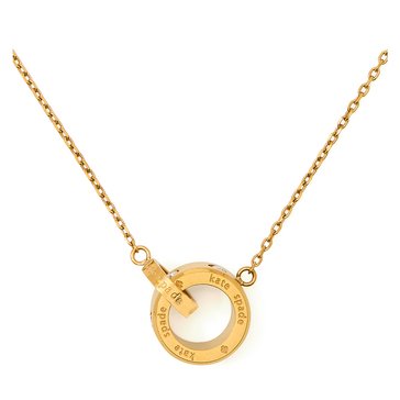 Kate Spade Set in Stone Interlink Pendant