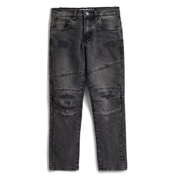 Tony Hawk Big Boys' Slim Straight Moto Jeans