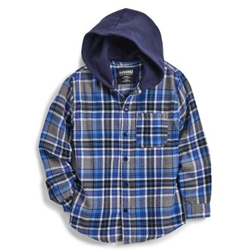 Tony Hawk Big Boys' Hooded Flannel Shirts