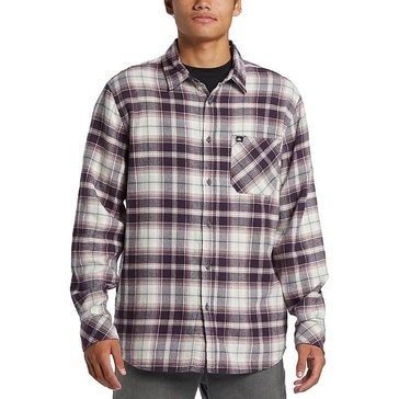 Quiksilver Men's Ridgebury Long Sleeve Plaid Flannel Shirt