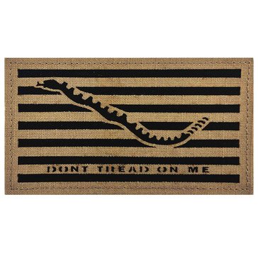 Vanguard 2POC Laser Cut Dont Tread On Me Flag, Khaki