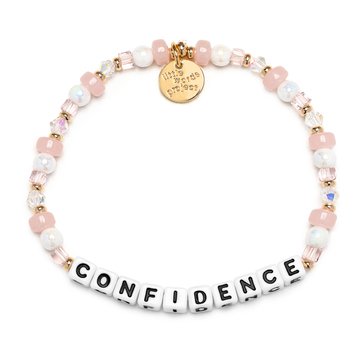 Little Words Project Confidence Beaded Stretch Bracelet