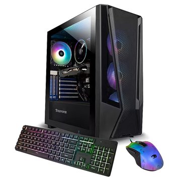 iBuyPower Trace Mesh Gaming Desktop, Ryzen 7 (5700), 16GB RAM, NVidia GeForce RTX 4060, 1TB SSD