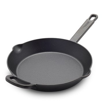 Bobby Flay Cast Iron Fry Pan with Helper Handle