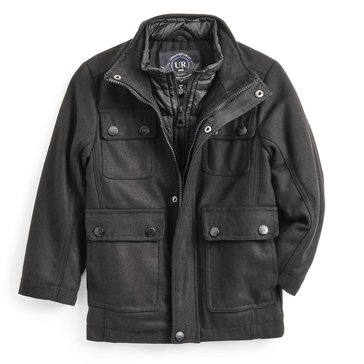 Urban Republic Big Boys' Wool Military Jacket