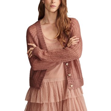 Lucky Brand Women's Half Stitch Cardi