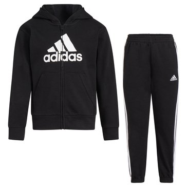 Adidas Little Boys' Hooded Fleece Jacket Sets