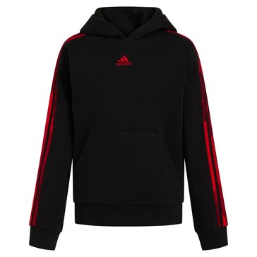 Adidas Big Boys' Camo Stripe Pullover Hoodie