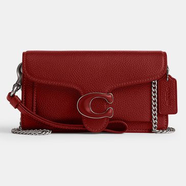 COACH Polished Pebble Leather Tabby Wristlet