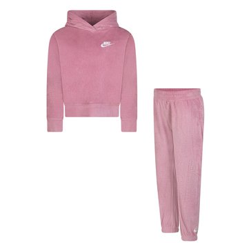 Nike Little Girls' Velour Jog Sets