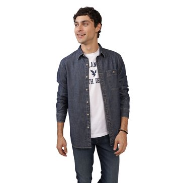 AE Men's Long Sleeve Denim Shirt