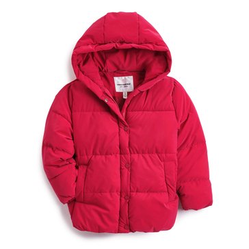 Urban Republic Little Girls' Cire Twill Hooded Puffer Jacket