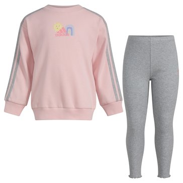 Adidas Little Girls' Crew Legging Sets