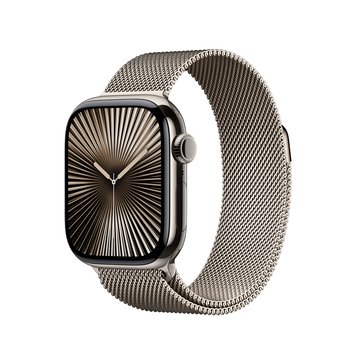 Apple Watch Series 10 GPS and Cellular Titanium Case with Milanese Loop - M/L