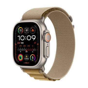 Apple Watch Ultra 2 GPS and Cellular Titanium Case with Alpine Loop - L