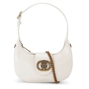 Kurt Geiger Small Chelsea Patent Hobo Bag