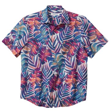 Tommy Bahama Mens Coast Monarch Monstera Button Front