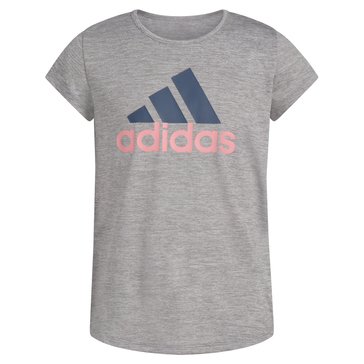 Adidas Big Girls' Melange Graphic Tee