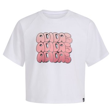 Adidas Big Girls' Graphic Raglan Tee