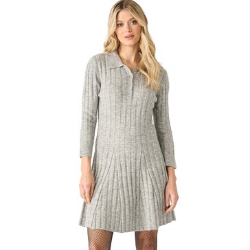 Black Tape Womens Ribbed Sweater Dress