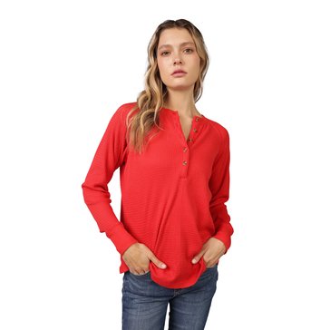 AE Women's Butterplush Henley Tee