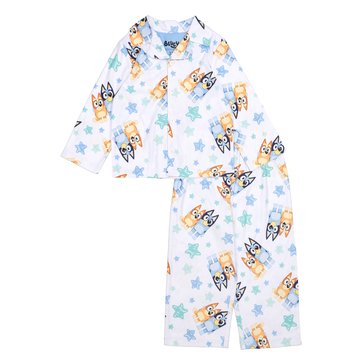 Bluey Toddler Boys' Coat And Pants Pajamas Set 2-Piece 