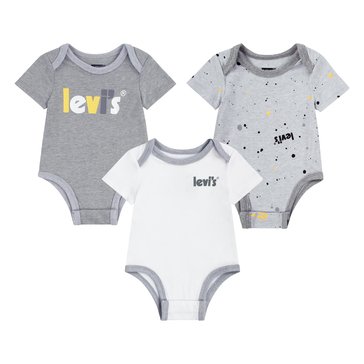 Levi Baby Boys' Bodysuit Set 3-Pack