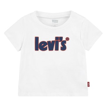 Levi Baby Boys' Short Sleeve Poster Logo Tee