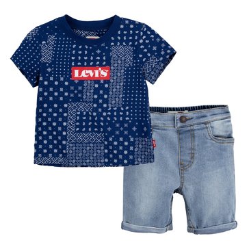 Levi Baby Boys' Denim Short Set