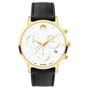 Movado Men's Museum Classic Strap Chronograph Watch