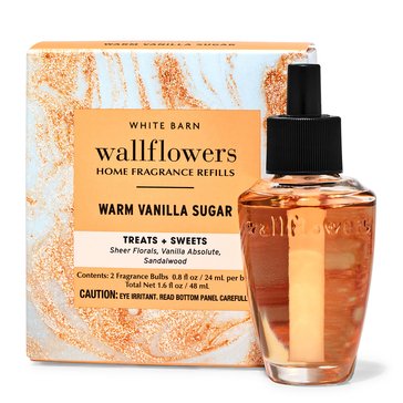 Bath & Body Works Warm Vanilla Sugar WallFlower Refill, 2-Pack